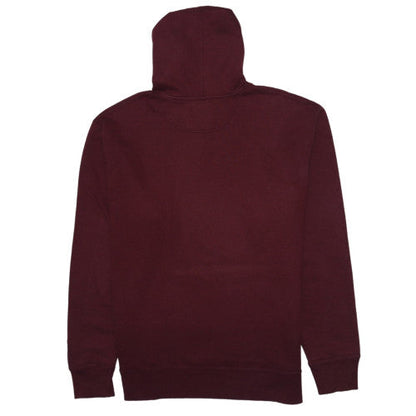 Champion Mens Burgundy Hoodie L Pullover Fleece Cotton Blend