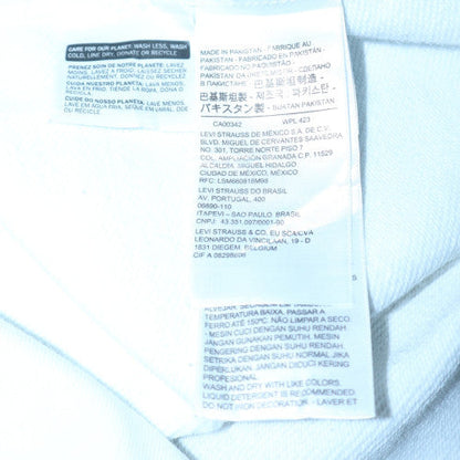 Levi's Women's White Relaxed Fit Crew Neck Sweatshirt Size L