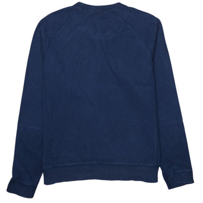 Carhartt Men Blue Crew Neck Pullover Sweatshirt Size L