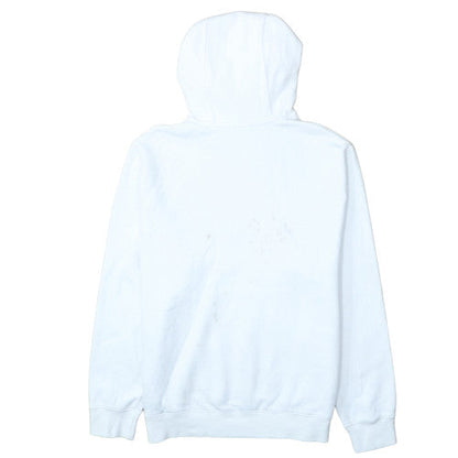 Nike Men's White Pullover Hoodie M Fleece Logo Sportswear