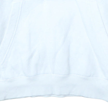 Nike Men's White Pullover Hoodie M Fleece Logo Sportswear