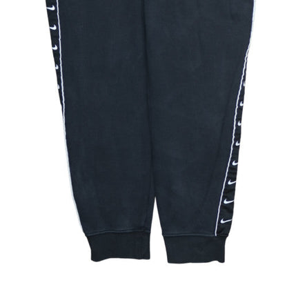 Nike Men's Black Jogger Trousers L Logo Fleece Casual Pants