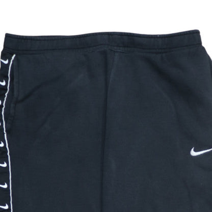Nike Men's Black Jogger Trousers L Logo Fleece Casual Pants