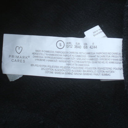 Primark Women Black Chicago Bulls Sweatpants S Fleece Joggers