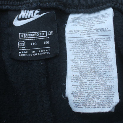 Nike Men's Black 2XL Standard Fit Sweatpants with Logo Trim