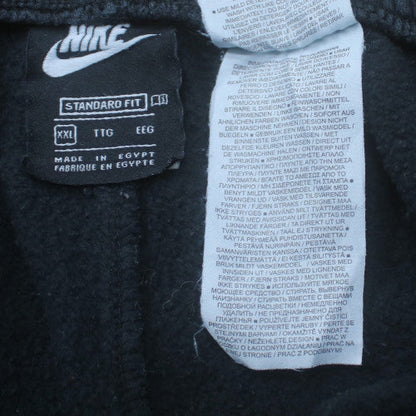 Nike Men's Black 2XL Standard Fit Sweatpants with Logo Trim
