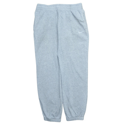 Nike Men's Grey Sweatpants M Regular Fit Fleece Tapered Trousers