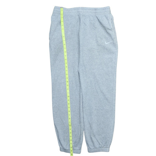 Nike Men's Grey Sweatpants M Regular Fit Fleece Tapered Trousers