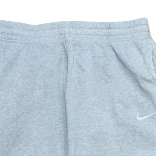 Nike Men's Grey Sweatpants M Regular Fit Fleece Tapered Trousers