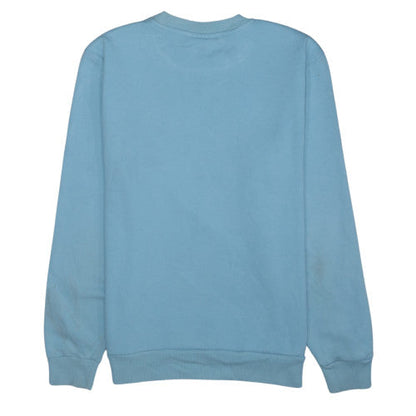 FILA Men’s Blue Pullover Sweatshirt Small Crew Neck Logo Sportswear