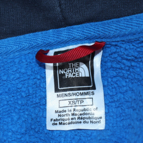 The North Face Men's Blue Pullover Hoodie XS Outdoor Fleece