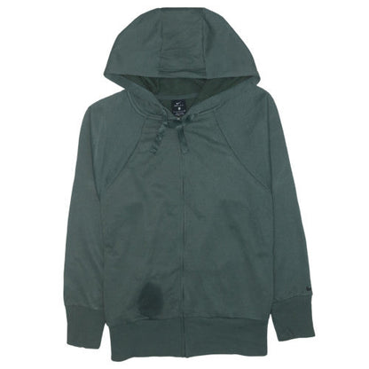 Nike Men's Green Dri-Fit Full Zip Hoodie Size S Athletic Fit