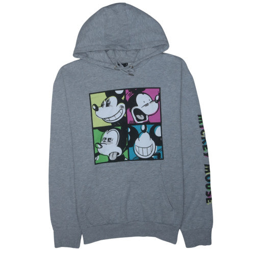 Disney at Primark Womens Grey Mickey Mouse Pullover Hoodie XL