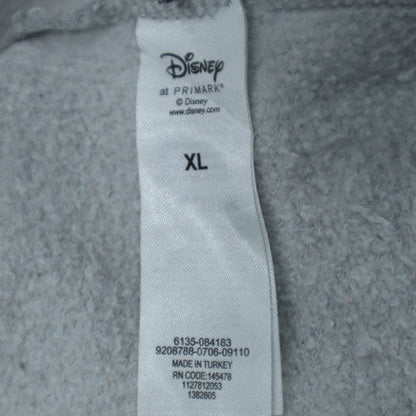 Disney at Primark Womens Grey Mickey Mouse Pullover Hoodie XL