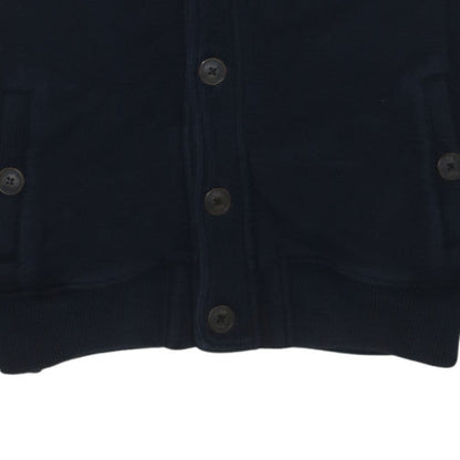 Tommy Hilfiger Men’s Blue Button Cardigan Sweatshirt M Classic Fit