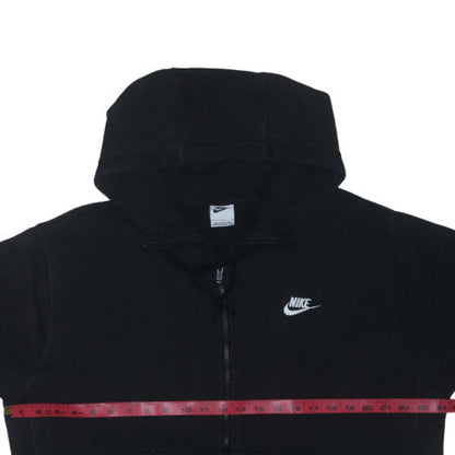 Nike Men's Black Full Zip Hoodie L Sports Fleece Sweatshirt
