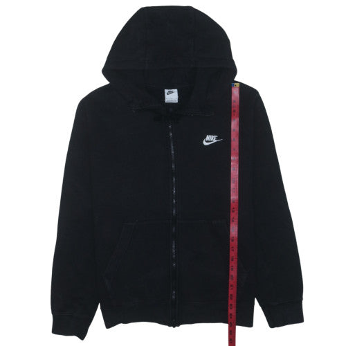 Nike Men's Black Full Zip Hoodie L Sports Fleece Sweatshirt