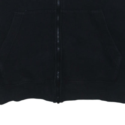 Nike Men's Black Full Zip Hoodie L Sports Fleece Sweatshirt