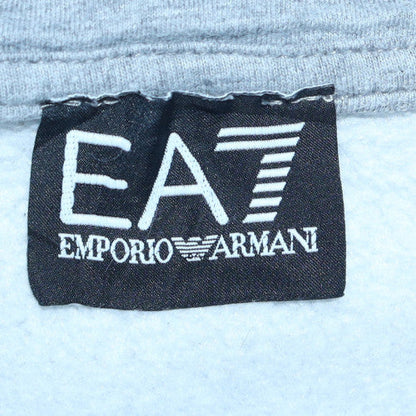 Emporio Armani EA7 Men's Grey Full Zip Hoodie Size L