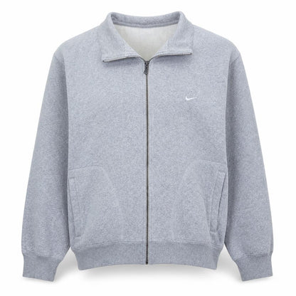 Nike Mens Grey Full Zip Sweatshirt L Classic Fleece