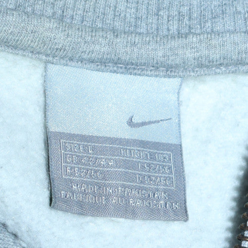 Nike Mens Grey Full Zip Sweatshirt L Classic Fleece