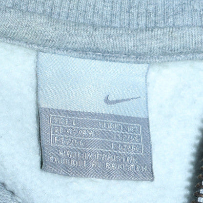 Nike Mens Grey Full Zip Sweatshirt L Classic Fleece