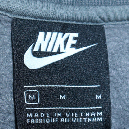 Nike Men's Grey Crew Neck Pullover Sweatshirt Size M Sports Style
