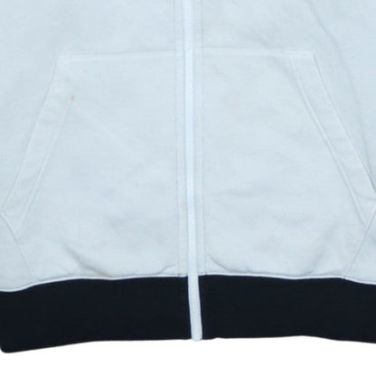 Nike Men’s Black Grey Full Zip Sweatshirt L Fleece Logo Jacket