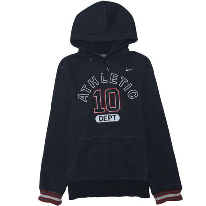Nike Women Black Small Pullover Hoodie Athletic Dept Logo