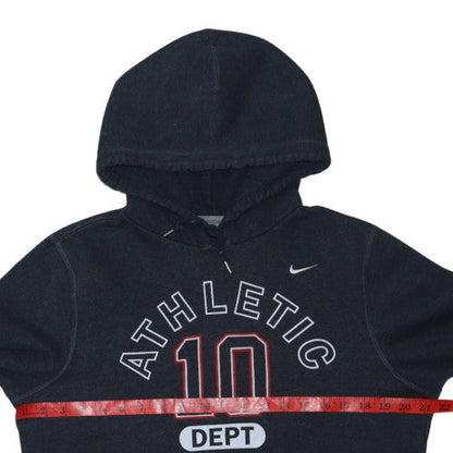 Nike Women Black Small Pullover Hoodie Athletic Dept Logo