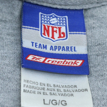 Reebok NFL Mens Grey Dallas Cowboys Sweatshirt L Crew Neck Vintage