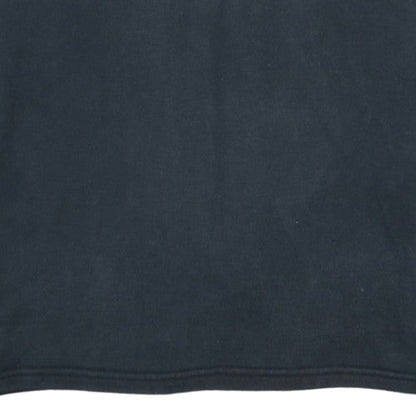 Adidas Women Black 1/4 Zip Sweatshirt UK 12 Classic Pullover