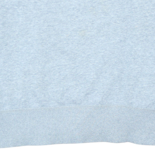 Nike Mens Grey Pullover Sweatshirt L Crew Neck Logo Fleece