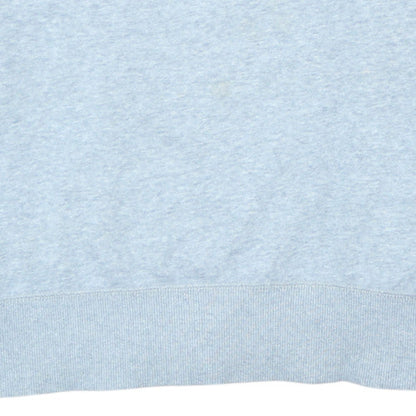 Nike Mens Grey Pullover Sweatshirt L Crew Neck Logo Fleece