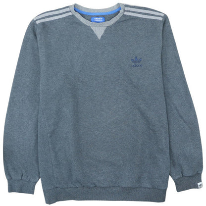 Adidas Men's Grey XL Crew Neck Pullover Sweatshirt