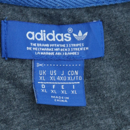 Adidas Men's Grey XL Crew Neck Pullover Sweatshirt