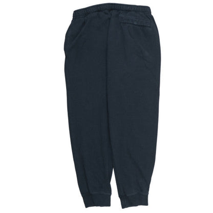 Nike Men's Black Fleece Sweatpants L Regular Fit Logo Cuffed Joggers