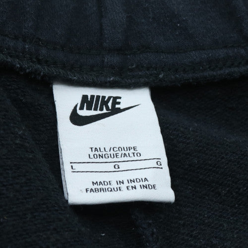 Nike Men's Black Fleece Jogger Sweatpants L Regular Fit