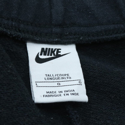 Nike Men's Black Fleece Jogger Sweatpants L Regular Fit