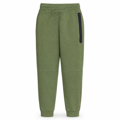 Nike Boys Green XL Jogger Sweatpants with Elastic Waist & Zip Pocket