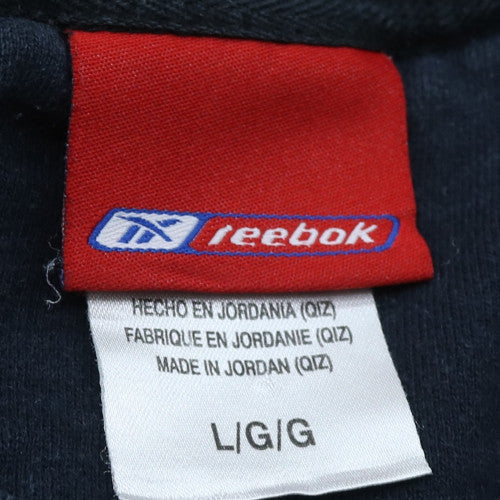 Reebok Mens Black Steelers Graphic Crew Neck Sweatshirt L