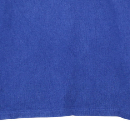 Ralph Lauren Men's Blue Cotton 1/2 Zip Jumper Size L