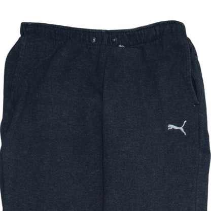 Puma Men's Black Sweatpants M Regular Fit Cotton Blend