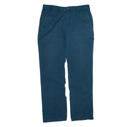 Gap Men's Blue Chino Trousers 36x32 Straight Leg Cotton