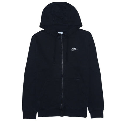 Nike Men's Black Full Zip Hoodie Size S Regular Fit Fleece