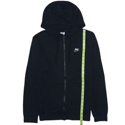 Nike Men's Black Full Zip Hoodie Size S Regular Fit Fleece