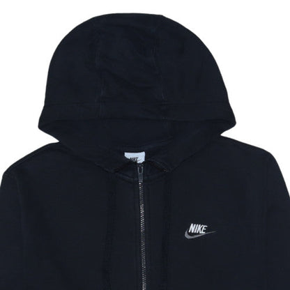 Nike Men's Black Full Zip Hoodie Size S Regular Fit Fleece