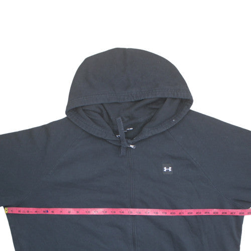 Under Armour Men's Black 2XL Full Zip Hoodie Fleece Sportswear