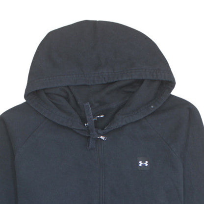 Under Armour Men's Black 2XL Full Zip Hoodie Fleece Sportswear