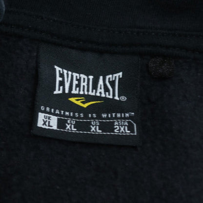 Everlast Men's Black XL Full Zip Fleece Hoodie